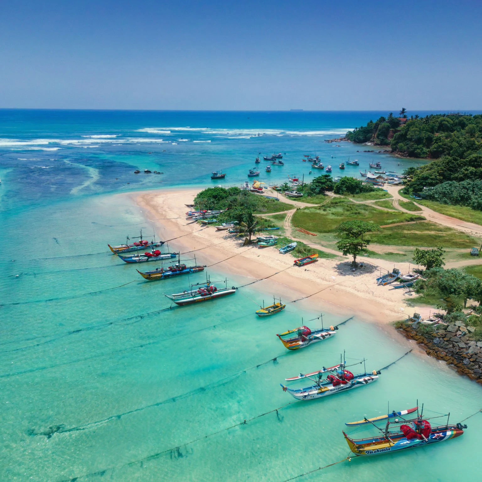 Plage Weligama Sri Lanka - Destination resort de plage de luxe